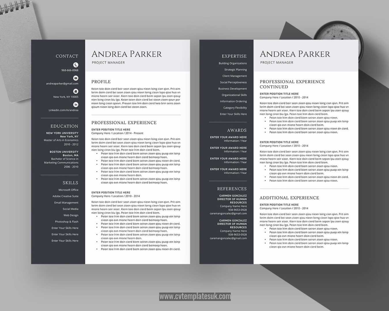 cv template free download 2020 word